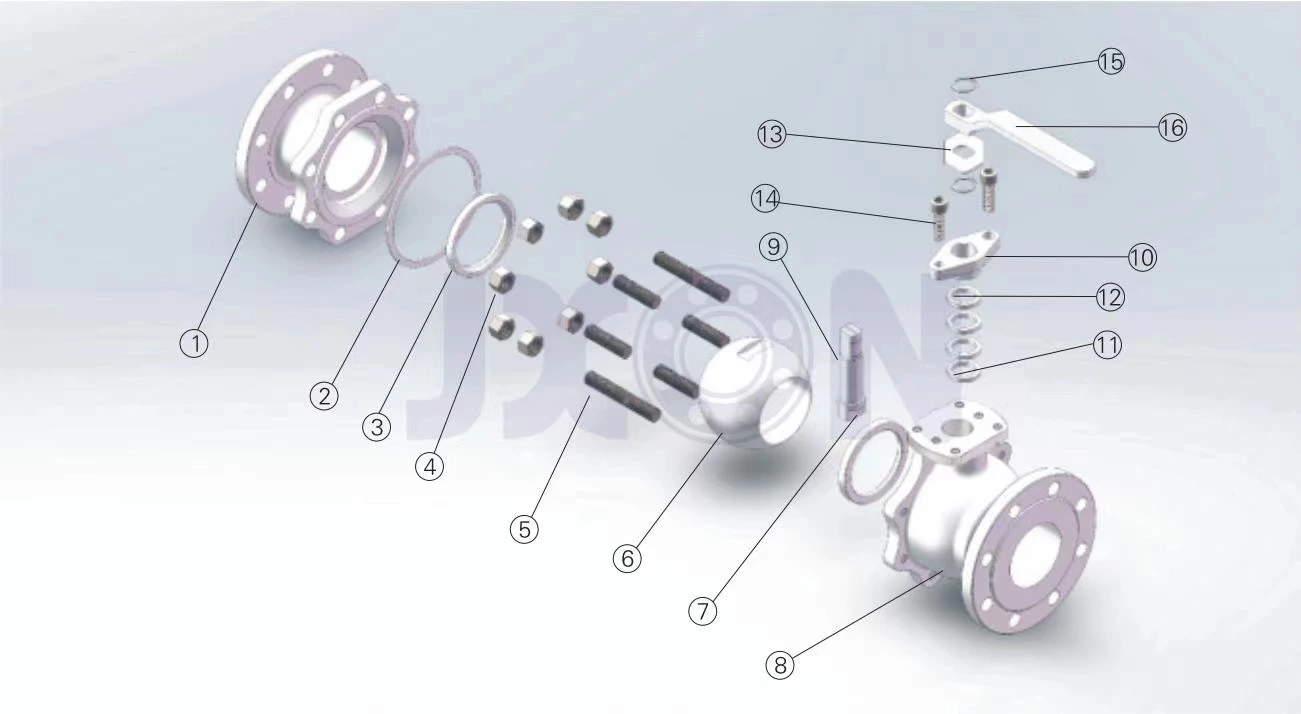 صمام الكرة العائمة الناعم