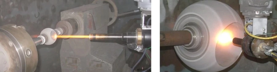 صمام كروي ذو حواف مثبت على مرتكز حقل النفط